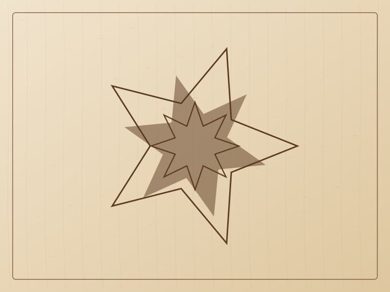 星形多边纹